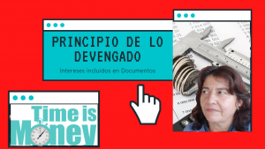 Criterio de lo devengado para intereses