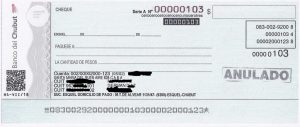 Como hacer un cheque