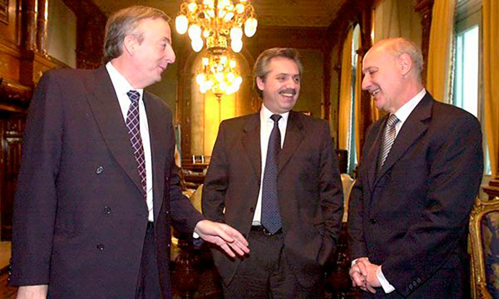 Roberto Lavagna con Nestor Kirchner