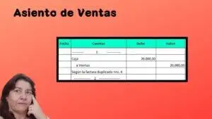 Asientos de ventas de mercaderías