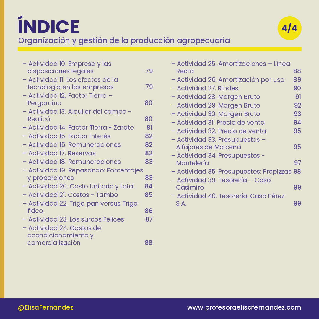 Indice Pagina 4